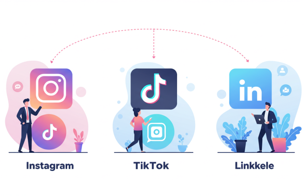 Hangi Platform İşinize Uygun? Instagram, TikTok, LinkedIn Karşılaştırması